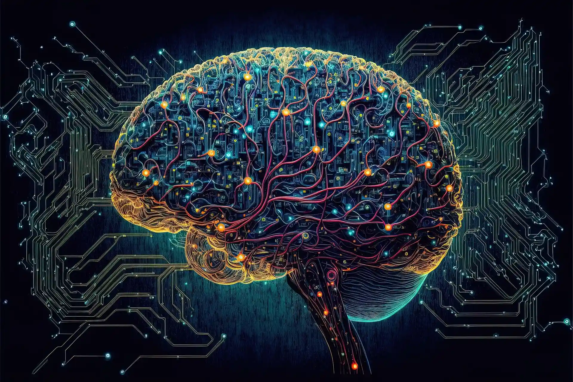 AI Generated Cyber Brain